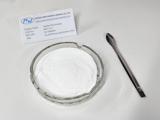 Pesour moléculaire élevée en poudre de hyaluronate de sodium de qualité cosmétique 98%