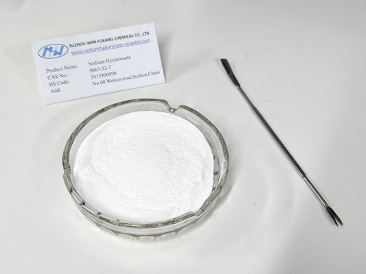 Évaluation au-dessus de 95% Hyaluronate de sodium de qualité cosmétique à faible poids moléculaire