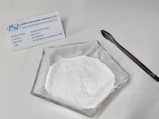 Pesour moléculaire élevée en poudre de hyaluronate de sodium de qualité cosmétique 98%