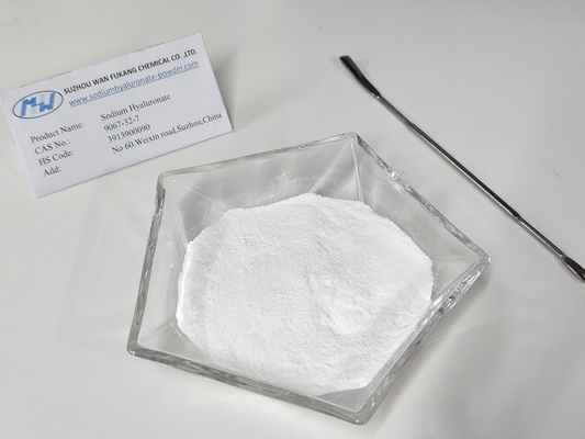 Poids moléculaire moyen Hyaluronate de sodium de qualité cosmétique 93%