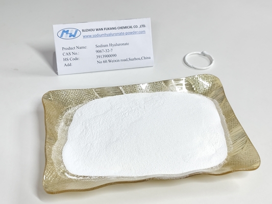 Poudre d'hyaluronate de sodium de qualité goutte à goutte pour les yeux sans danger pour les yeux (CAS n° 9067-32-7)