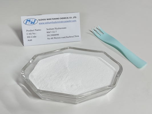 Assay 98% de qualité cosmétique Hyaluronate de sodium en poudre Acide hyaluronique haute pureté