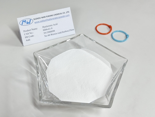 Analyse supérieure à 95% acide hyaluronique poudre blanche de qualité alimentaire hyaluronate de sodium
