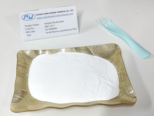 93% Poudre de hyaluronate de sodium à faible poids moléculaire Matières premières cosmétiques