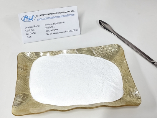 Poudre blanche de hyaluronate de sodium de pureté sûre pour différents types d'aliments