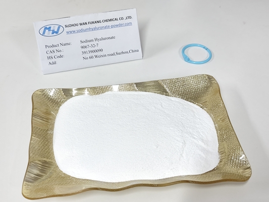 Poudre d' hyaluronate de sodium de qualité supérieure à l' analyse des gouttes oculaires PH 6.0-7.5 Acide hyaluronique