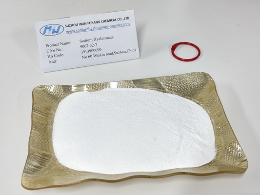 Poudre de hyaluronate de sodium de haute pureté pour gouttes oculaires favorise la réparation oculaire