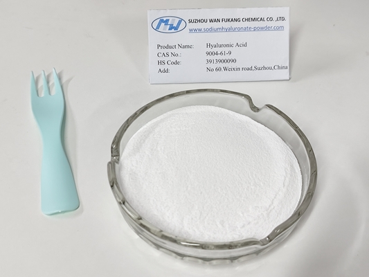 L'acide hyaluronique de qualité alimentaire en poudre blanche testé à plus de 93%