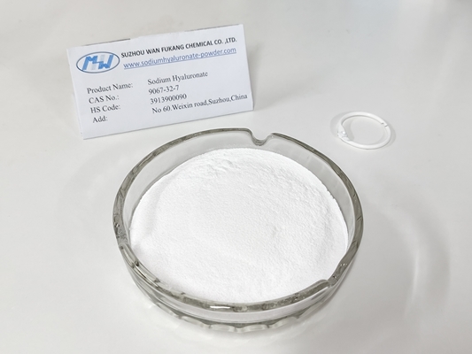CAS n° 9067-32-7 Hyaluronate de sodium de qualité goutte à goutte pour les yeux hydratant durable