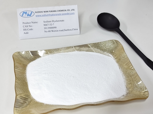 9067-32-7 Gouttes pour les yeux de qualité sodium hyaluronate poudre blanche pour les patients ayant les yeux secs
