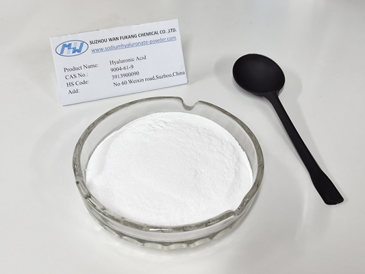 matières premières cosmétiques Poudre d'acide hyaluronique PH 6,0-7,5 Haute pureté