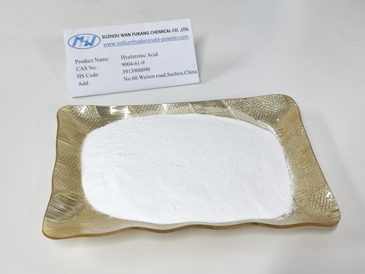 Poudre d'acide hyaluronique de haute pureté, goutte à goutte blanche pour les yeux, de qualité 100g Commande minimale