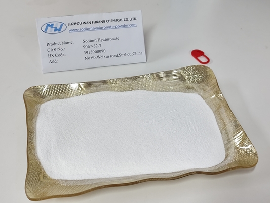 N° CAS 9067-32-7 Hyaluronate de sodium blanc de haute pureté pour les yeux