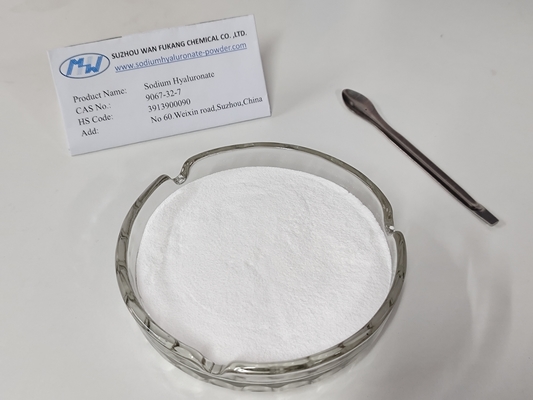 N° CAS 9067-32-7 Hyaluronate de sodium en poudre blanche de qualité injectable sûre