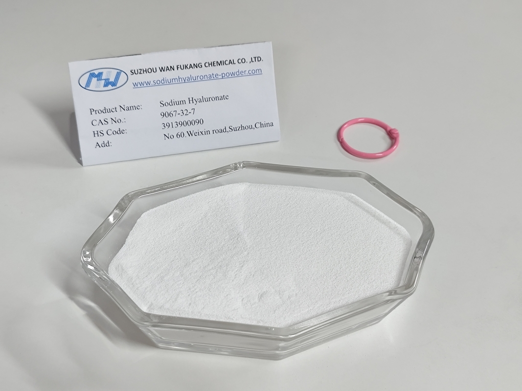 Poudre d'hyaluronate de sodium de qualité goutte à goutte pour les yeux sans danger pour les yeux (CAS n° 9067-32-7)