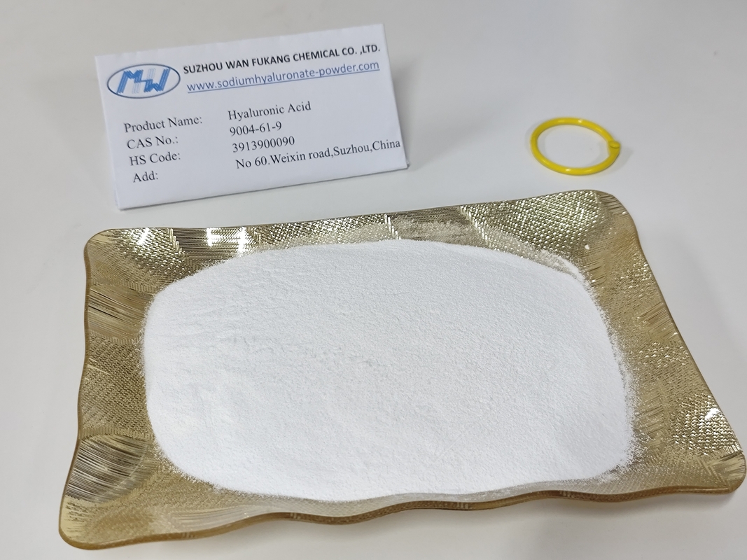 Hydratant pour la peau Poudre d'acide hyaluronique de haute pureté Fermentation microbienne Source CAS no 9004-61-9