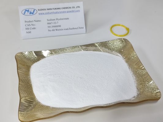 Gouttes pour les yeux Hyaluronate de sodium poudre blanche Fermentation microbienne