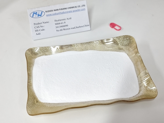 Source de fermentation microbienne poudre d'acide hyaluronique de qualité injectable sûre