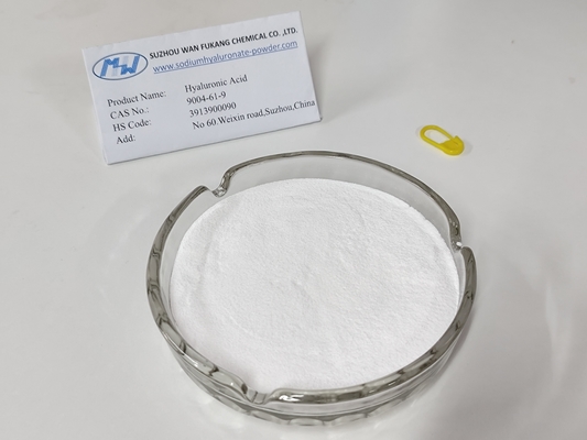Assay Au-dessus de 93% Acide hyaluronique de qualité alimentaire Poudre blanche Haute pureté