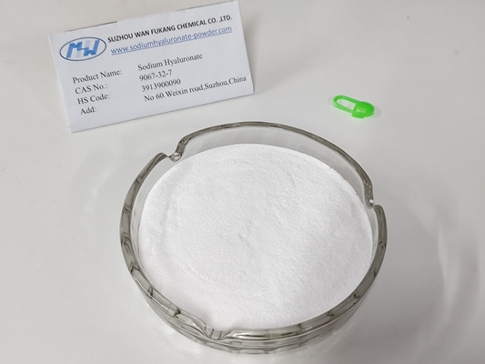 Poudre de hyaluronate de sodium de qualité goutte à goutte pour yeux sûrs pour lubrifiant pour lentilles de contact